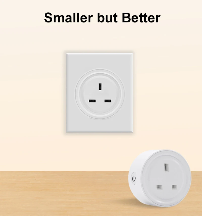 Смарт розетка ZigBee дистанционное управление через приложение для Alexa/SmartThings