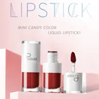 Бархатный блеск для губ, матовая помада для губ маленького размера, привлекательная красная, долговечная, цвет Матовая жидкая помада с эффектом увлажнения, помада