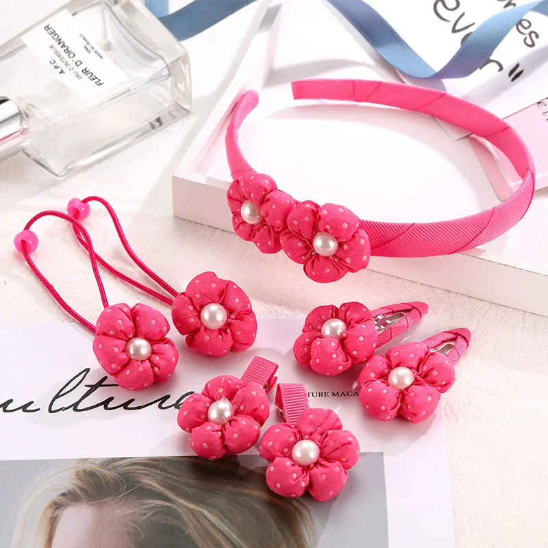 1 комплект = 7 шт. заколки для волос девочек аксессуары подарочный набор принцесса