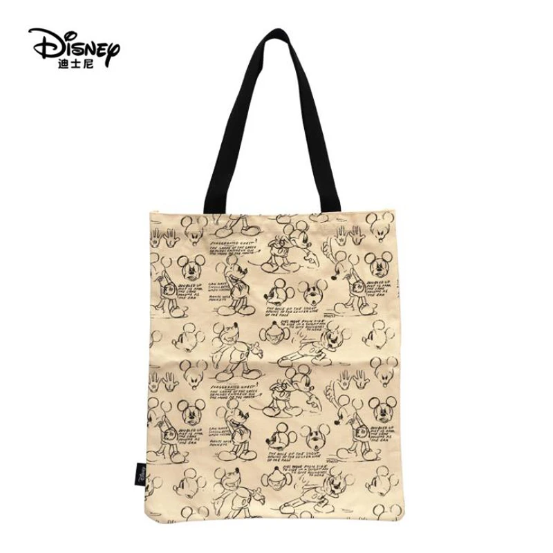 Оригинальная сумка Disney 1 шт. для мамы Холщовая Сумка на плечо мультяшная