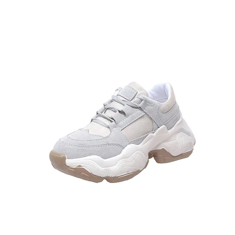 

Women's Platform Sneakers Women Height Increasing Shoes Breathable Casual Women Running Chunky Sneakers Female Tennis Footwear