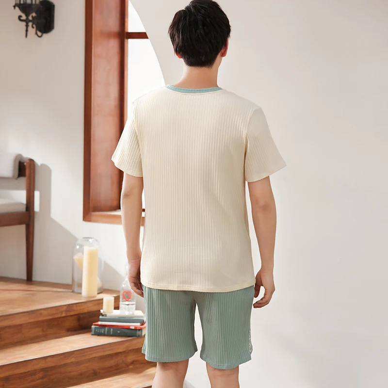 Обновление зеленое летнее платье для мужчин детей одежда сна хлопковое с