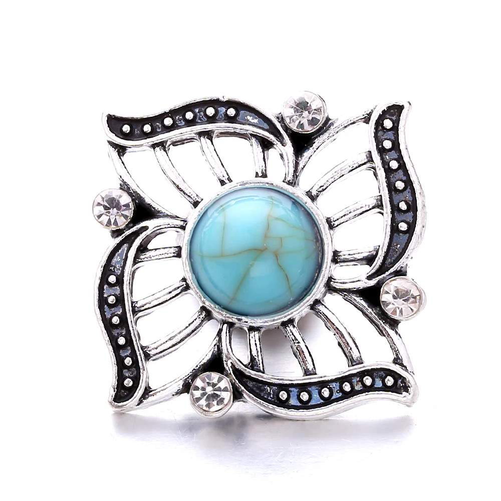 5 шт./лот модные ювелирные изделия из натурального камня с металлической