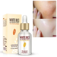15ml white rice whitening serum face moisturizing cream anti wrinkle anti aging face fine lines acne treatment skin care essence