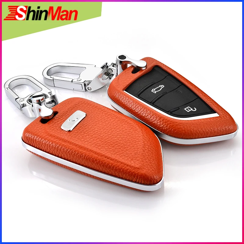ShinMan чехол для автомобильного ключа BMW X1 X5 X6 2 серии 5 7 2014 2017 аксессуары