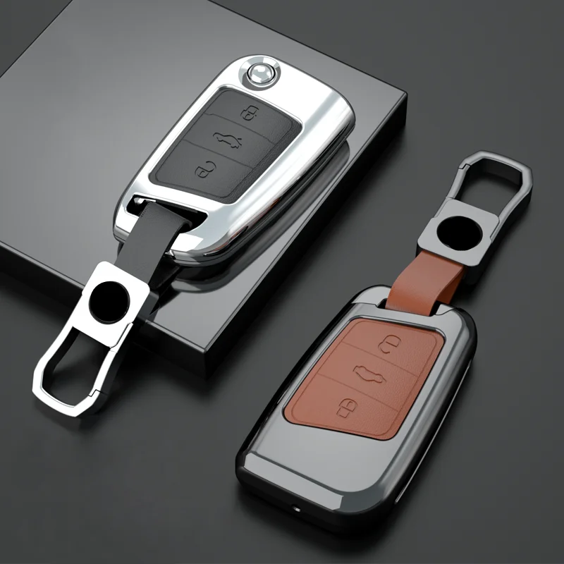 

Suitable for Volkswagen Magotan Passat B8 Golf Skoda Superb A7 accessories zinc alloy car remote key box cover