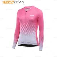 lady long sleeve cycling jersey women bicycle road bike uniform spring autum mtb clothing breathable team cycle sweatshirt