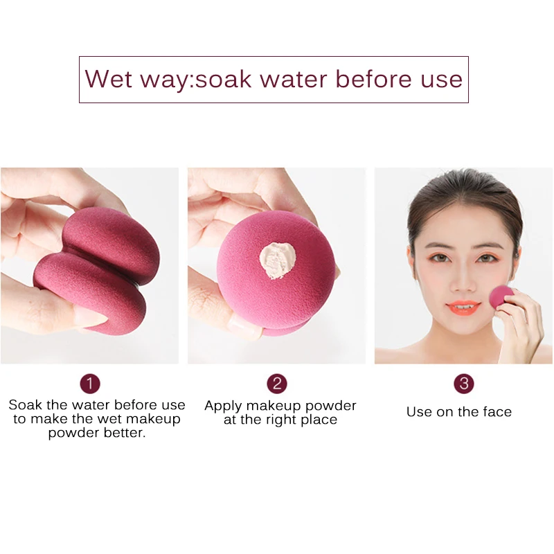 Профессиональная косметическая губка для нанесения основы консилера крема