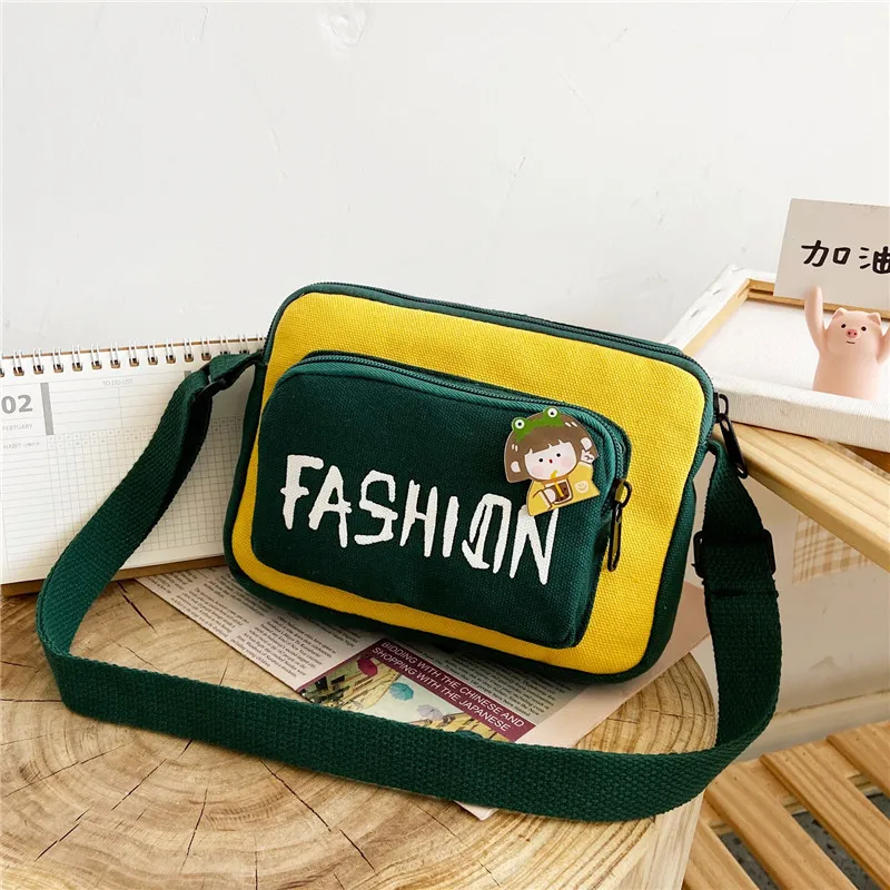 

Korean Casual Canvas Bag Women Small Shoulder Bag Mini Crossbody Bags Women Letter Print Handbag Phone&Purses Bag Bolsa Feminina