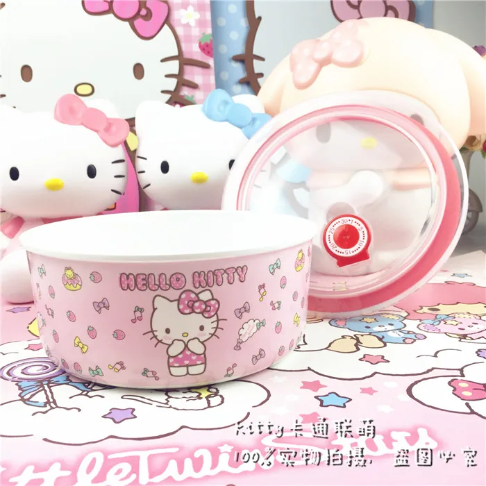 Контейнер для хранения Hellokitty сохраняющий свежесть герметичный контейнер с чашей
