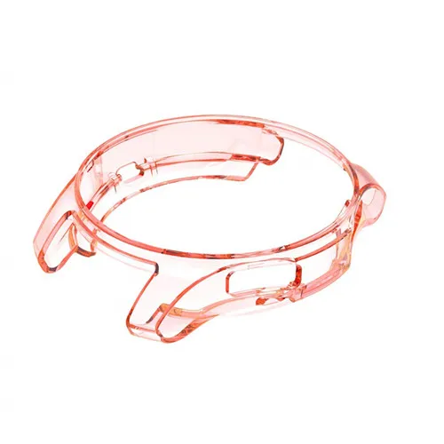 transparent Pink Чехол gear S3 frontier для samsung Galaxy Watch, 46 мм, 42 мм, ремешок, покрытие из мягкого ТПУ, универсальный защитный чехол, рамка - Цвет: transparent Pink