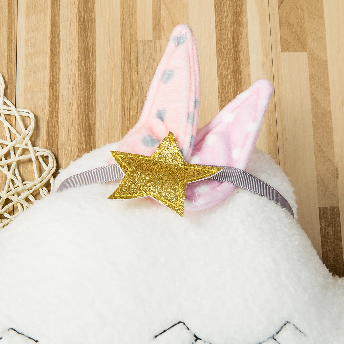 Мультяшная плюшевая подушка в форме облаков луна звезды милые сны детские