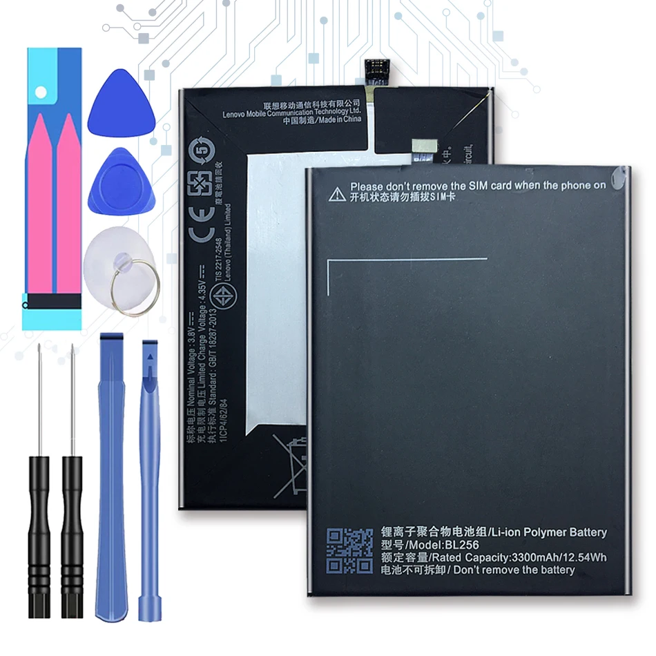 

BL256 Replacement Battery For Lenovo Lemon K4 Note K4note X3 Lite K51c78 A7010 Phone with Track Code