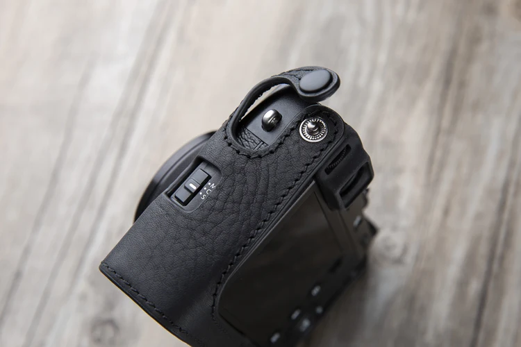 Бренд AYdgcam ручной работы из натуральной кожи чехол для камеры Fujifilm X100F X100-F сумка для камеры половина крышки винтажный Чехол