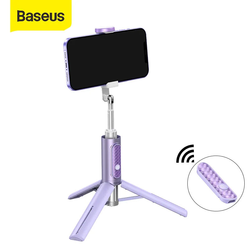 

Baseus Wireless bluetooth Selfie Stick Phone Tripod Extendable Monopod with Remote for Smartphone Selfiex Stick for IOS Android