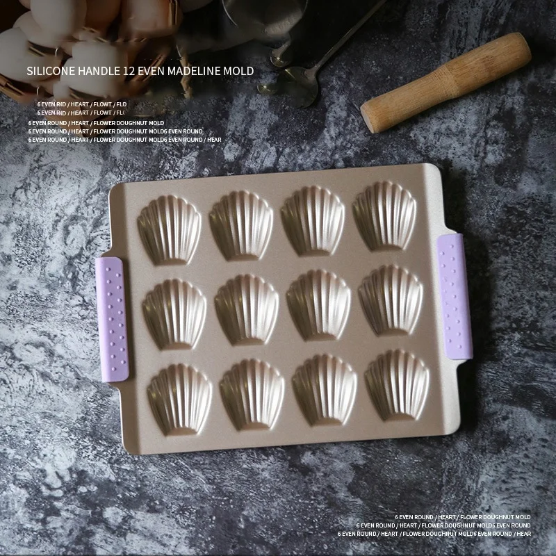 12 чашек мини Маффин раковина Мадлен форма для торта выпечки сковорода с