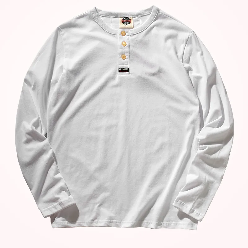

Мужская футболка с длинным рукавом и круглым вырезом, из чистого хлопка