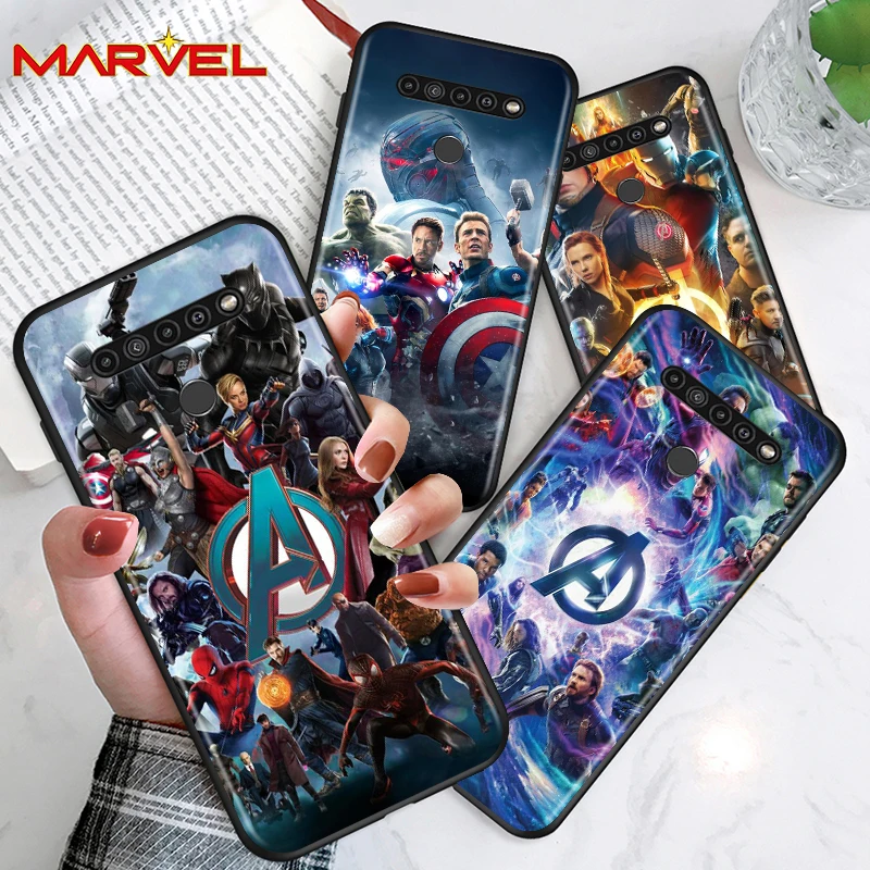 

Marvel Avengers hero for LG G8 G8S G8X V30 V35 V40 V50 V60 ThinQ Q60 K40 K50 K51 K61 K71 K92 K62 K42 Black Phone Case