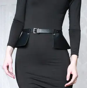 Женские модельные корсеты из искусственной кожи, ремень с декоративным широким ремнем, R2233