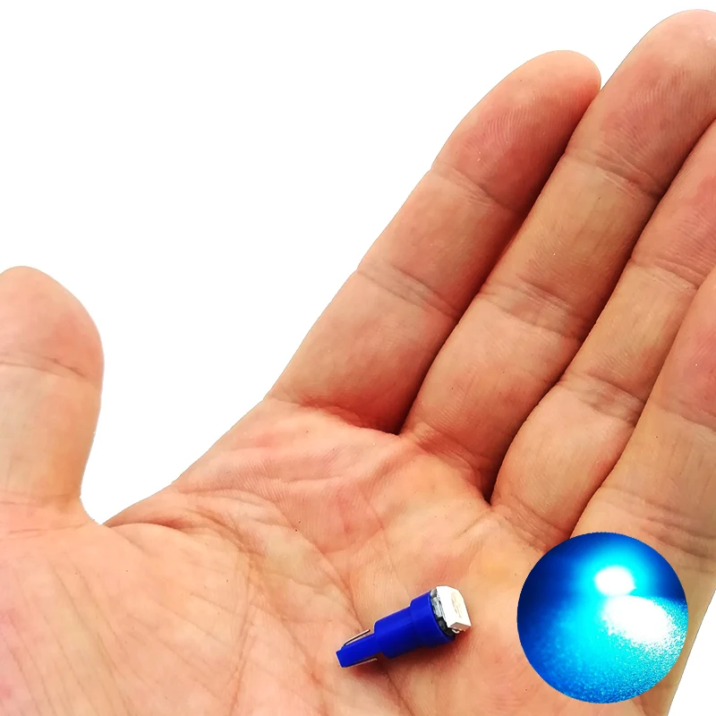 Рисунок 2 - голубые светодиодные лампы для