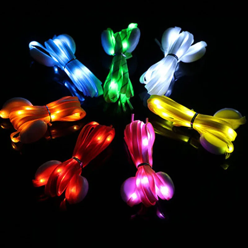 

120cm Glow in the Dark Luminous Shoelace Casual Led Shoes Laces Party Camping Night Running Mountaineering