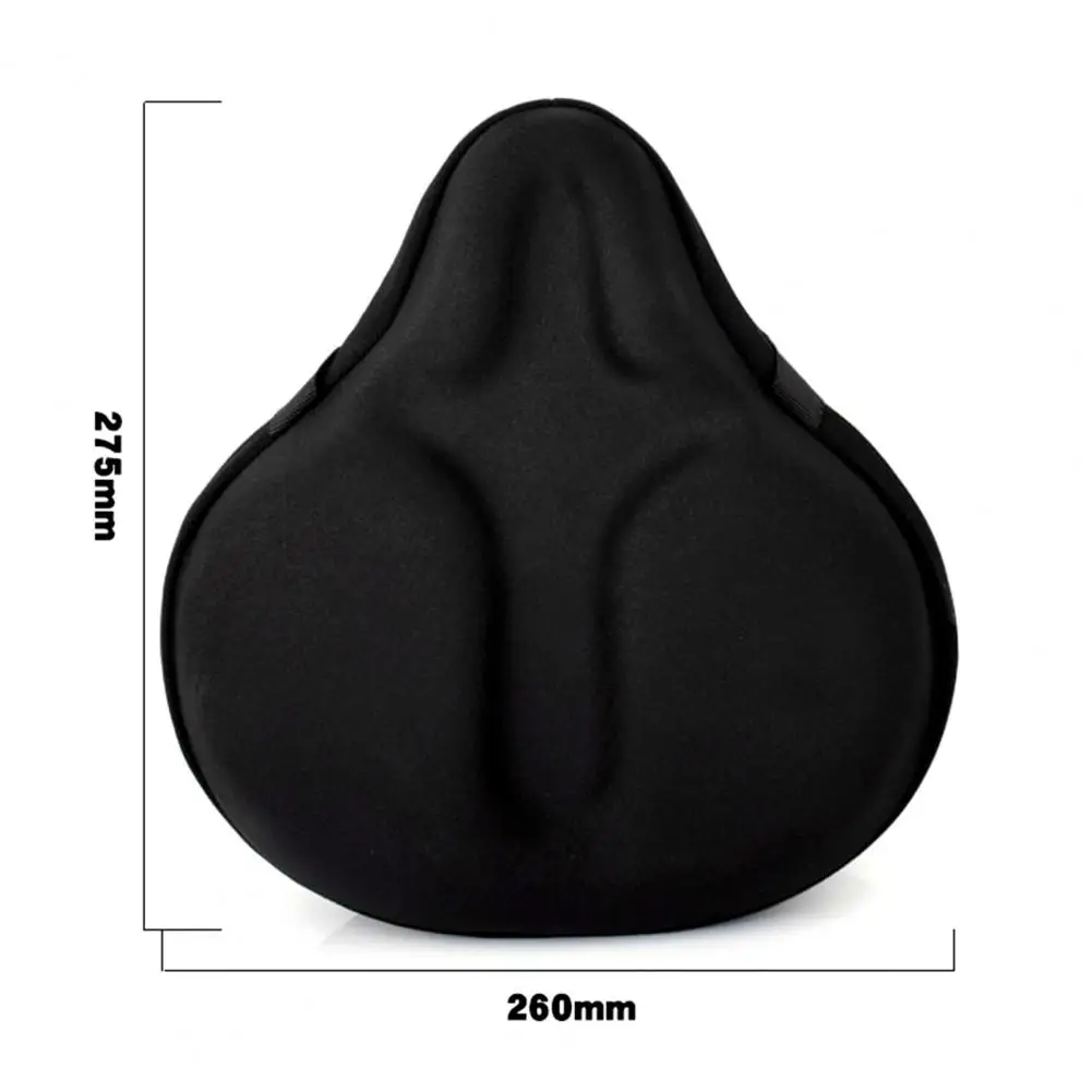 

Large Bike Seat Cushion Wide Silicone Soft Pad Comfortable Bicycle Saddle Cover