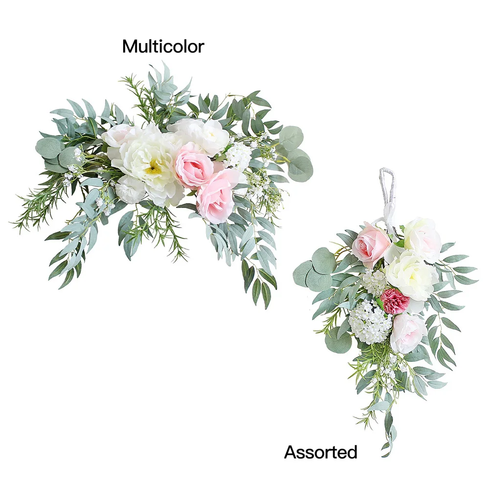 Искусственные пионы цветочные лоскуты Настенный декор искусственная гирлянда