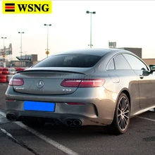 Для W238 E200 E300 E53 2 купе углеродного волокна спойлер крышки для E Class