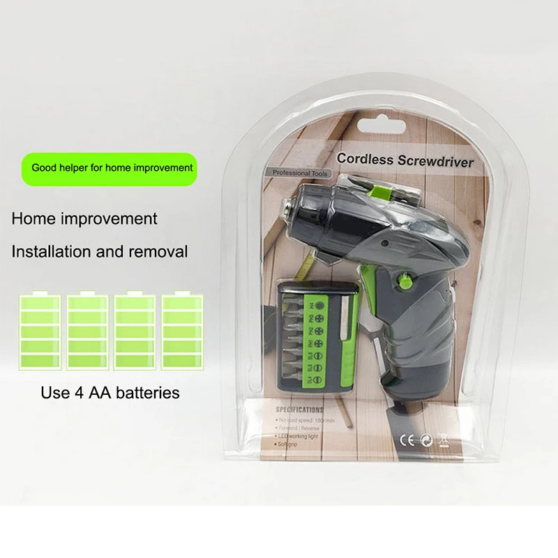 3 6 В аккумуляторная электрическая отвертка литий ионная Бытовая