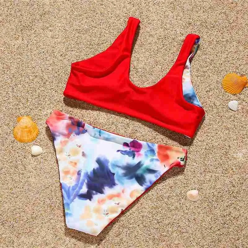 

2021 New Summer Knotted Bikinis Women Sexy Ladies Push Bathing For Female Swimwear Up Suit Bikini Up Set Cover Beach Swimsu F3X0