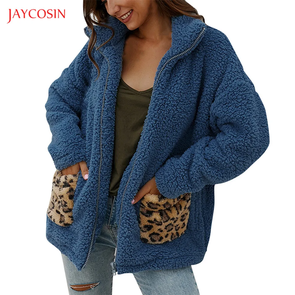 Одежда Jaycosin зимнее женское теплое пальто из искусственного меха Женский