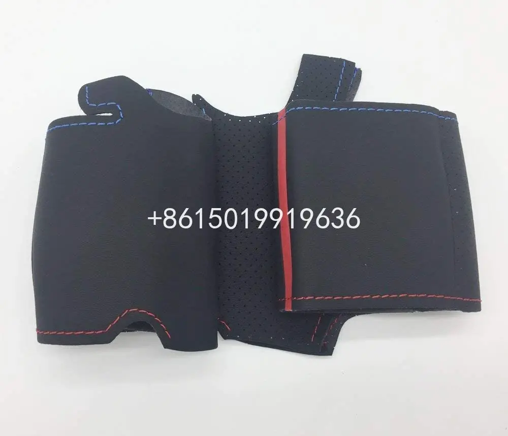 

Car Steering Wheel Wrap Cover Car interior decoration For BMW F30 F10 M Sport 2014-17 M3 M4 M5 M6 2015-18 F85 X5 M F86 X6 M