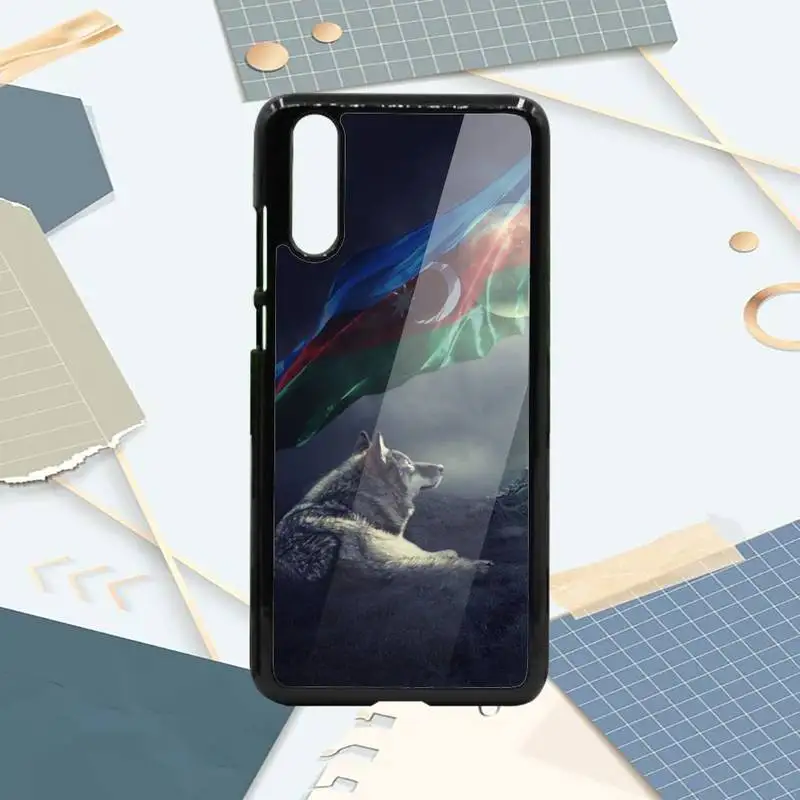 

fnational flag azerbaijan Phone Case PC For Samsung galaxy S note 8 9 20 10 e lite2019 plus pro ultra