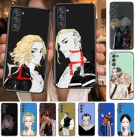 anime tokyo revengers phone cover hull for samsung galaxy s8 s9 s10e s20 s21 s5 s30 plus s20 fe 5g lite ultra black soft case