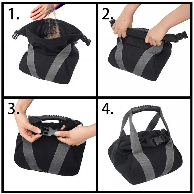 

Weightlifting Training Sandbag Fitness Workout High Exercises Black Bag Power Intensity Y9N4