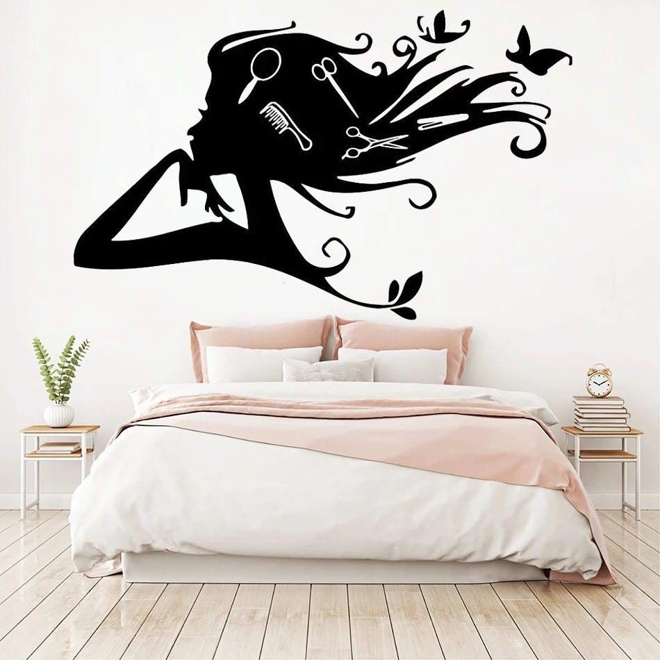 Виниловая наклейка для украшения салона красоты | Дом и сад