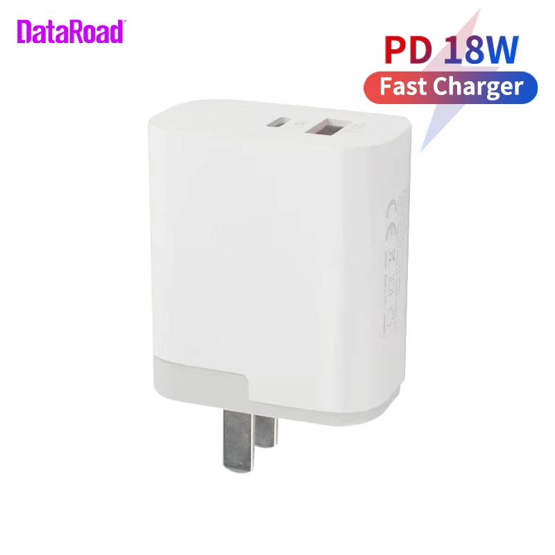 Зарядное устройство DataRoad с двумя USB-портами 18 Вт QC 3 0 | Мобильные телефоны и