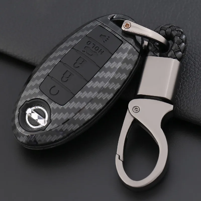 Key case For Nissan Patrol Y62 key case smart 5 key Patrol Y62 key set key ring shell