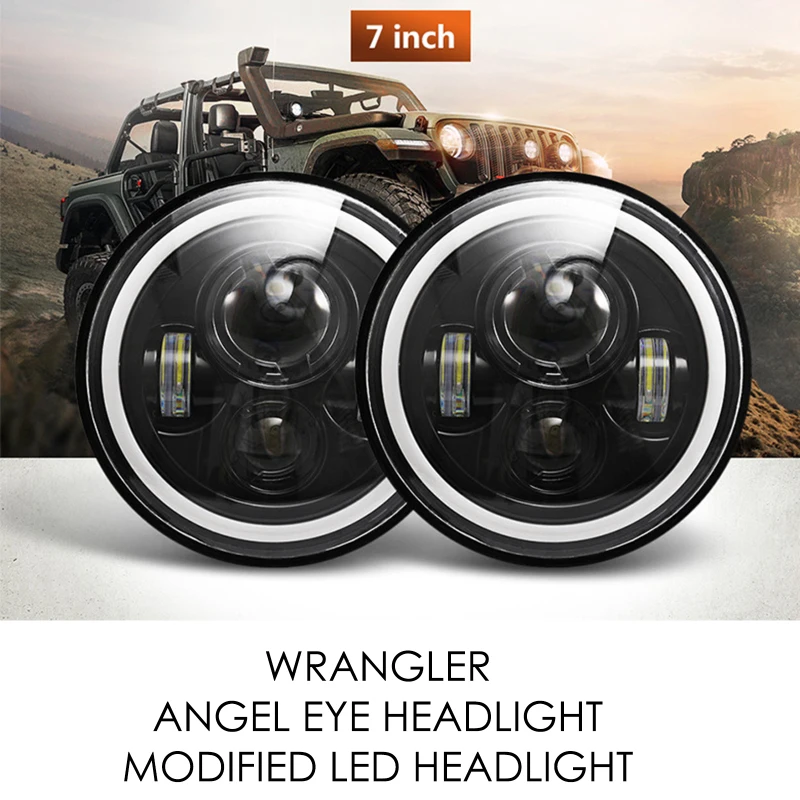 

Автомобильный проектор, круглая светодиодный ная лампа дальнего и ближнего света для фар поворота Sportster Dyna Iron 5,75, 3/4/7 дюймов, ДХО, 5/883 дюйма