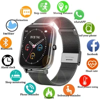 2021 new p8 color screen smart watch women men full touch fitness tracker blood pressure smart clock women smartwatch for xiaomi