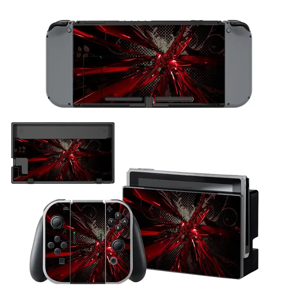 Водонепроницаемые лицевые панели виниловые наклейки для Nintendo Switch (консоль & Joy con