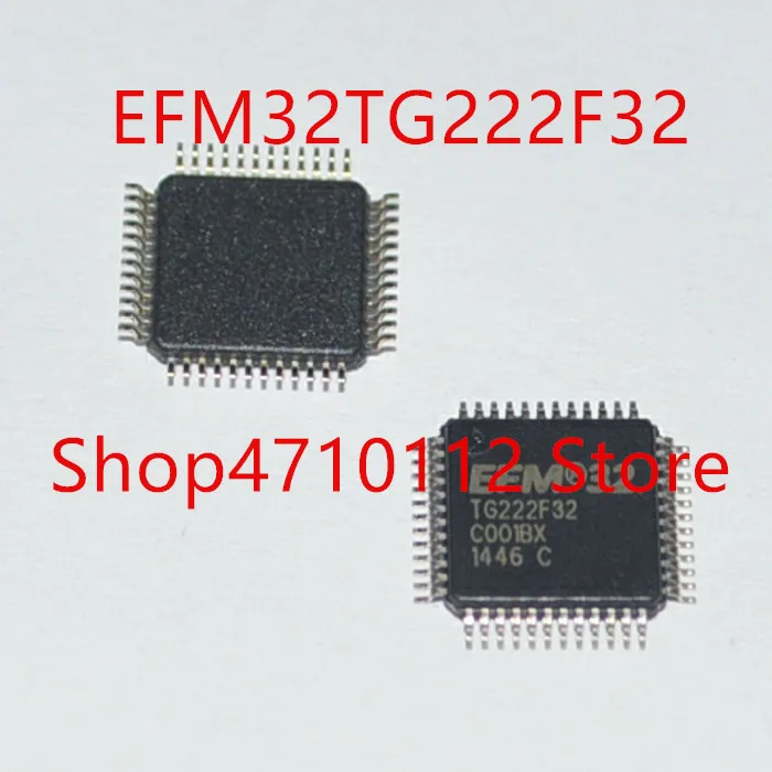 Бесплатная доставка, 10 шт./лот, новый EFM32TG222F32-QFP48 EFM32TG222F32 EFM32 TG222F32 QFP48