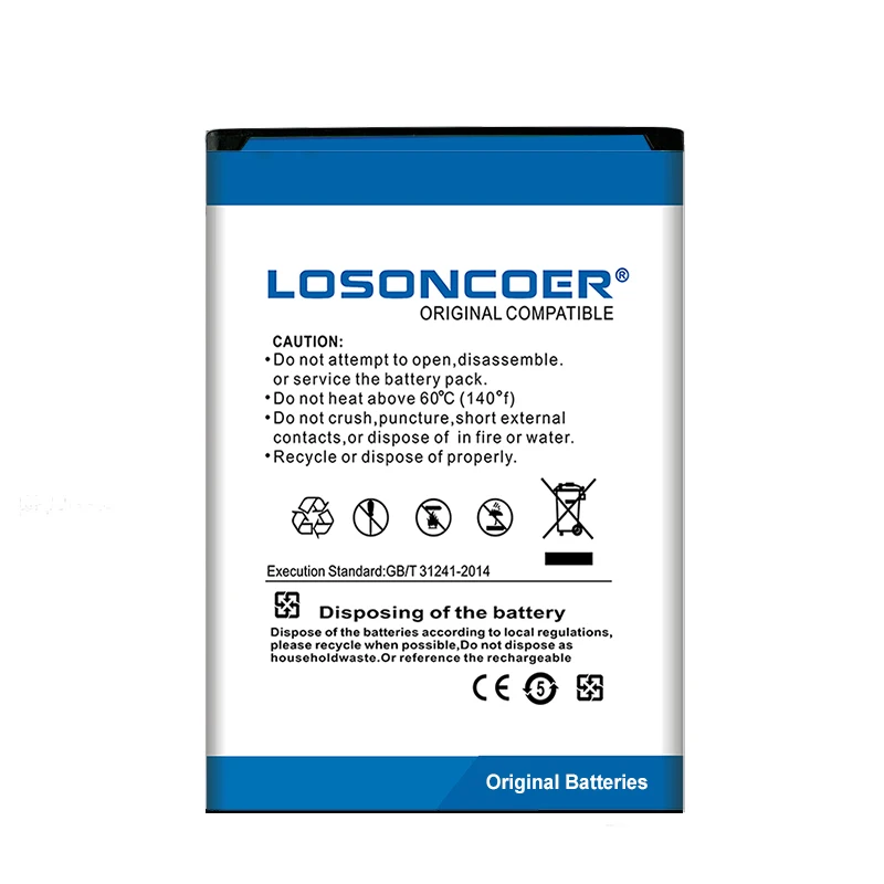 Аккумулятор LOSONCOER 100% 4800 мА ч BT-557P для LEAGOO Elite5 Elite 5 | Мобильные телефоны и аксессуары