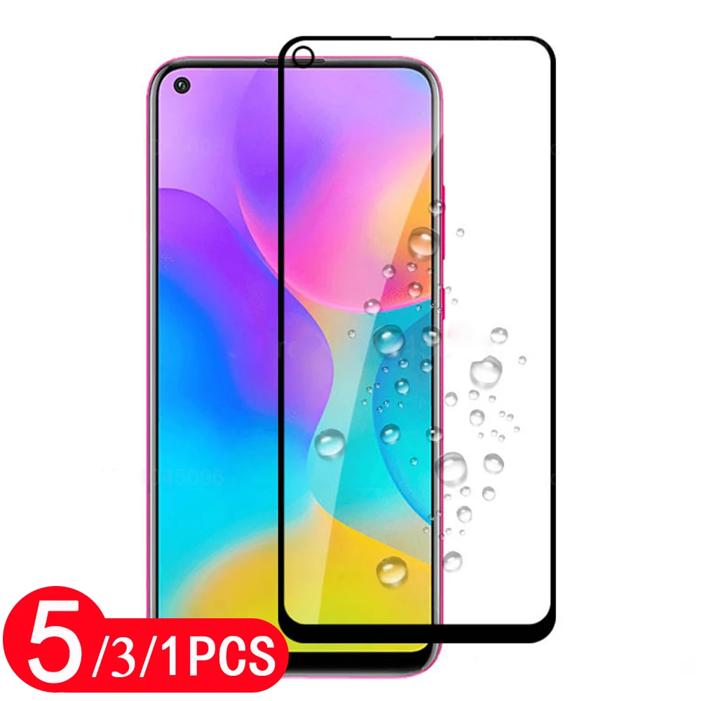 

5/3/1Pcs full cover for huawei honor play 4 4T pro 3 3e tempered glass phone screen protector glass smartphone protective film