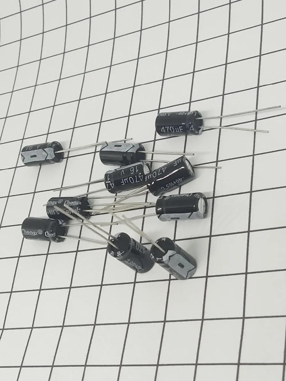 Высокое качество 20 штук X Фирменная Новинка 470 мкФ 16 V 6X12 Алюминиевый электролитический конденсатор с алюминиевой крышкой