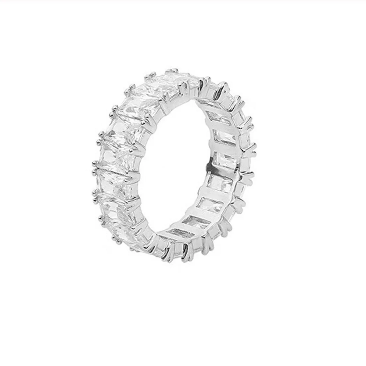 

SWA High Quality SWA, Fashion Jewelry, Transparent Crystal, European And American Style Charm Ring For Women