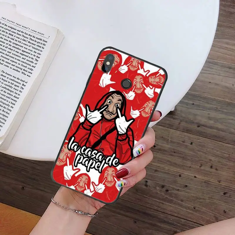 

Spain tv money heist paper house Phone Case For Xiaomi Redmi note 7 8 9 t k30 max3 9 s 10 pro lite