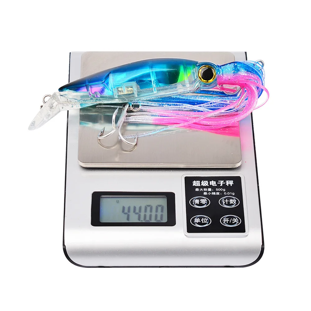 Пластиковая Мягкая приманка-кальмар приманки 140 мм/44 г приманка для океан речной