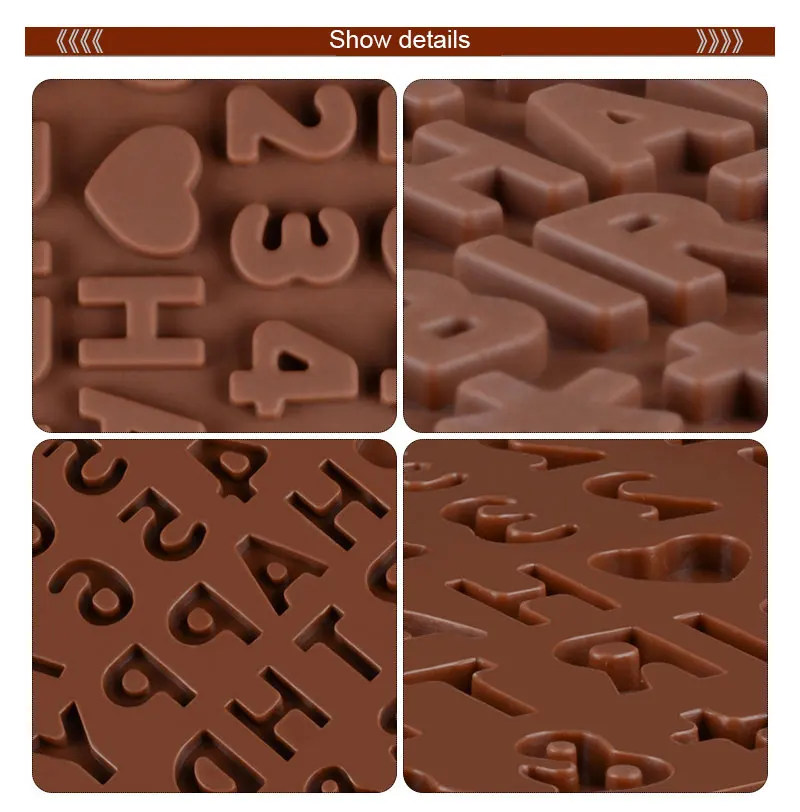 Алфавит буквы точки символы гифена вафельная форма антипригарный силиконовый