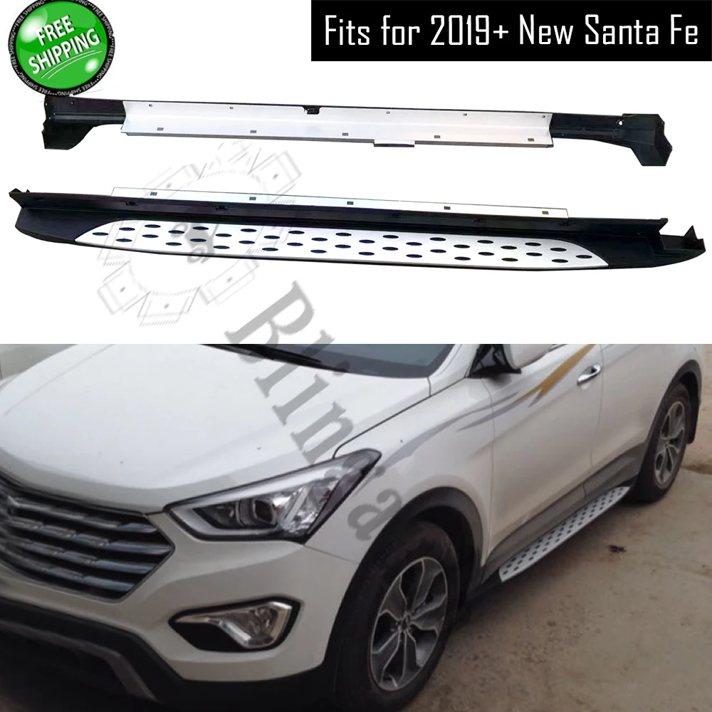 Боковой Шаг подходит для hyundai new Santa Fe 2019 2020 santafe Беговая доска nerf бар 2 шт. Левая